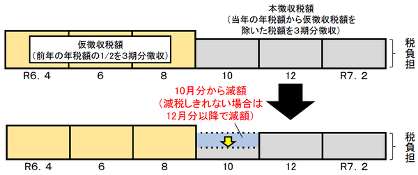 年金特徴定額減税イメージ