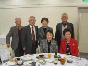 中京大野会平成29年新年会歓談の風景