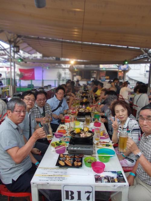 納涼会の様子