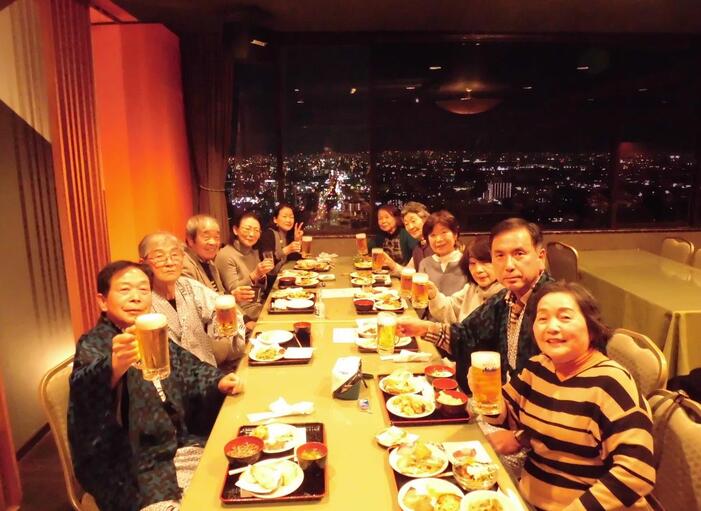 一泊懇親会写真