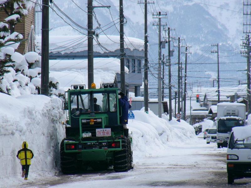 道路の除雪の様子