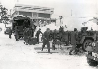 大雪のため出動した自衛隊