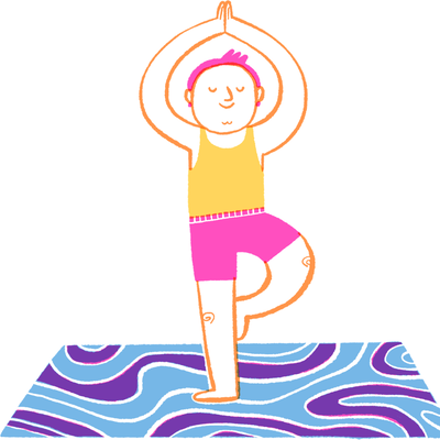 ヨガのイラスト