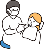 歯周疾患検診のイラスト