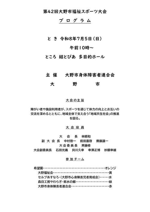 プログラム