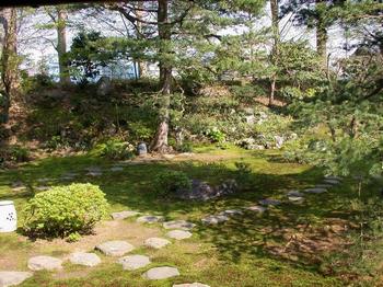 田村又左衛門家（復元）庭園画像