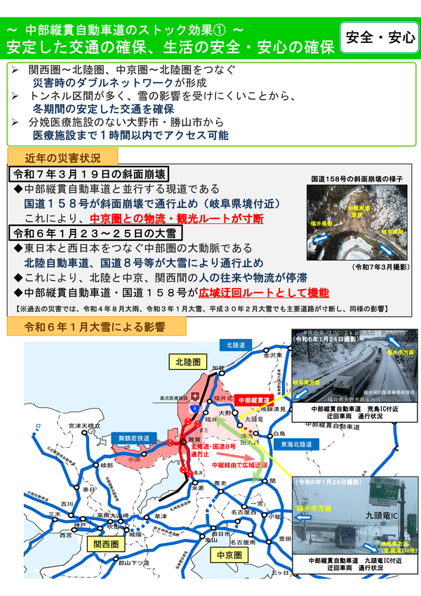 安定した交通の確保、生活の安全・安心の確保