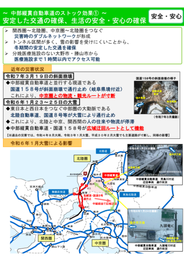 安定した交通の確保、生活の安全・安心の確保