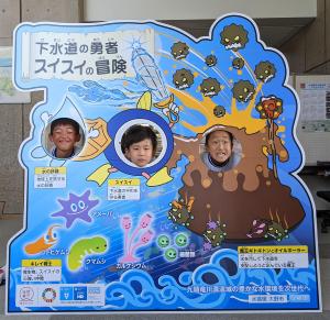 小学生の顔はめパネル