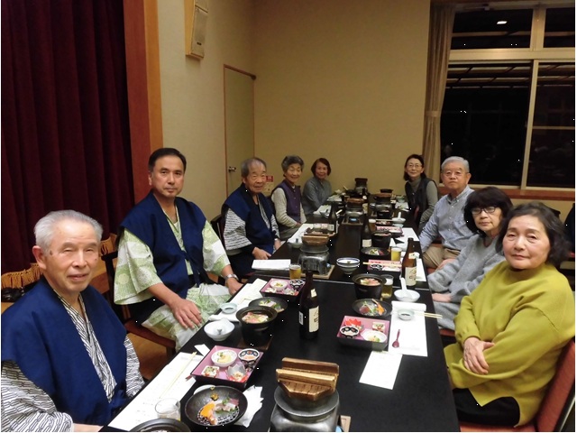 一泊懇親会写真